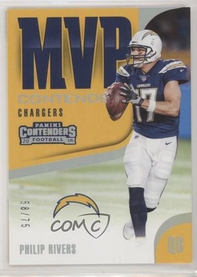 2018 Panini Contenders MVP Contenders Silver 58/75 Philip Rivers #MVP-8 0t2