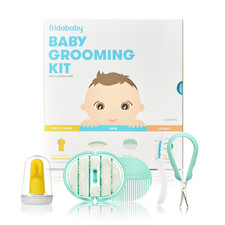 Frida Baby Grooming Kit Baby Essentials Gift Set Includes Finger Brush with St