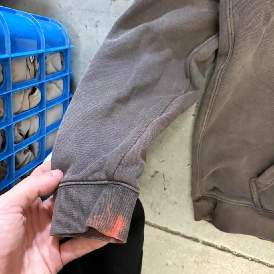 Sudadera con capucha para hombre Nike descolorida calce cuadrado talla L Foto 4 de 4