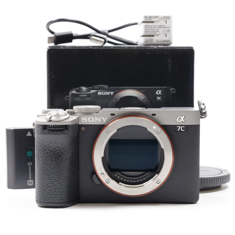Sony a7C II a7c2 ILCE-7CM2 Silver Body (Shutter Count:12736) [Top Mint] #4658TH - Image 2 of 4