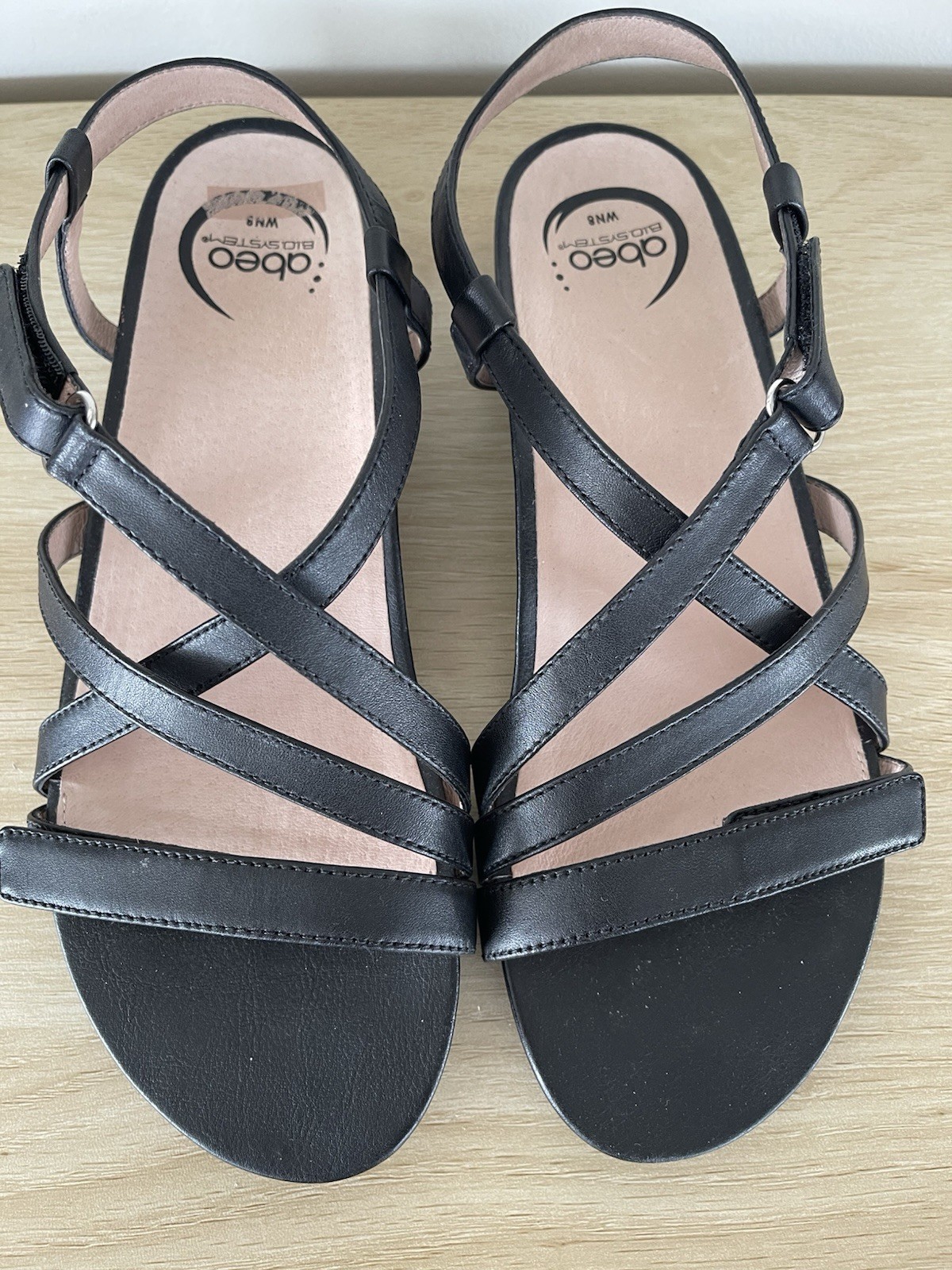 APL ABEO Sandali donna neri comodi con cinturino Samantha 8