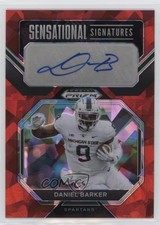 2023 Prizm Draft Picks Sensational Signatures Red Ice Daniel Barker Auto nd3