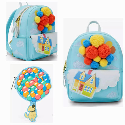 Loungefly Disney Pixar Up Floating House Pom Pom Mini Backpack - NWT NWT Loungefly Disney Pixar Up Floating House Pom Pom Mini  main image 2