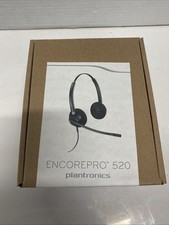 Lot Of 2 Plantronics Encore Pro 520 - HW520 Binaural Headset 89434-01 / New