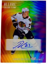 2025-26 Upper Deck Allure Lukas Reichel Full Rainbow Auto Blackhawks RA-LR