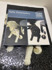 Springbok Hallmark Grand Master B W Cats Split Personality Jigsaw Puzzle Vintage