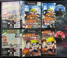 Naruto: Clash of Ninja + Clash of Ninja 2 (Nintendo GameCube) Black Label CIB