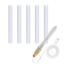 5 Pieces Drying Sticks Dryer Rod for Silicone Toys 5.6x0.55 Inch, White