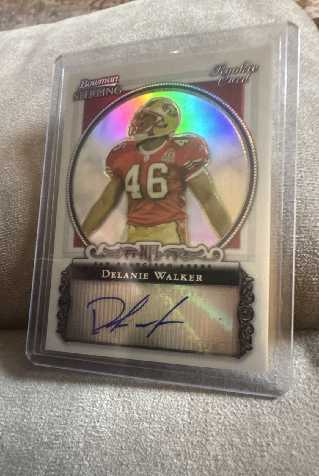 Delanie Walker Bowman Sterling #BSDWA Autograph-Refractor