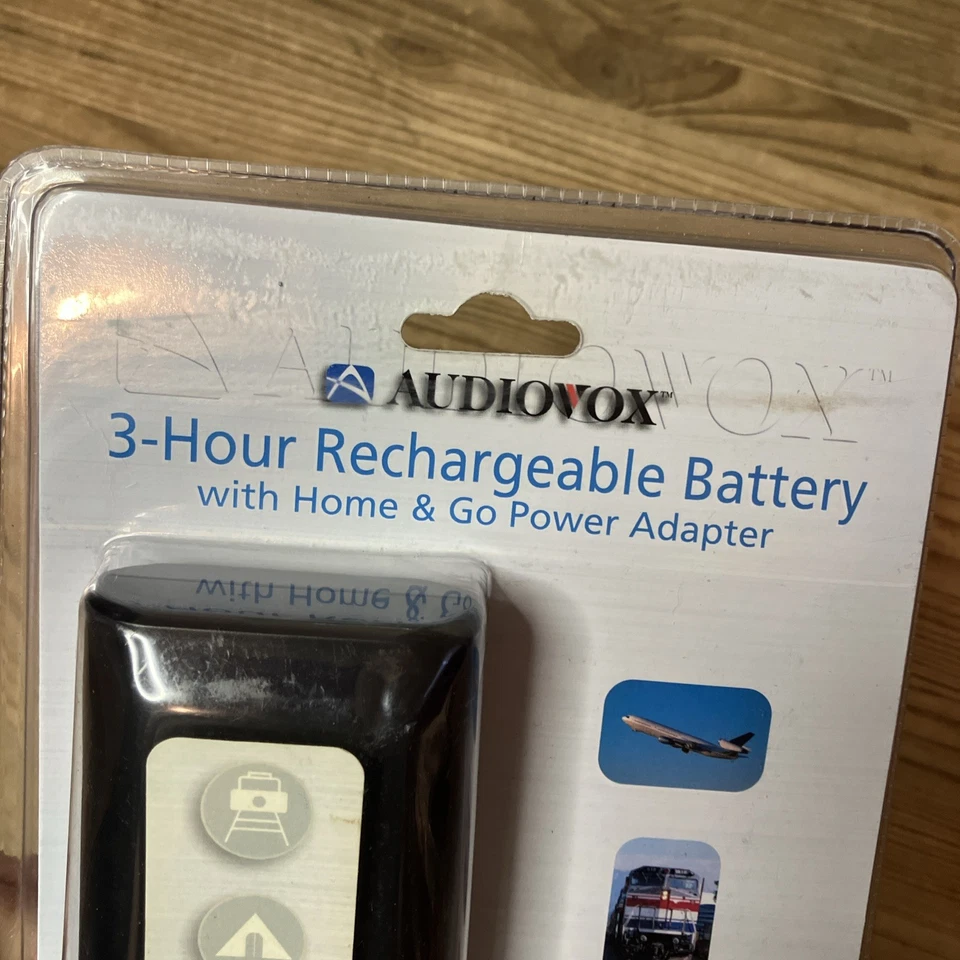 ADAPTADOR DE CORRIENTE BATERÍA RECARGABLE AUDIOVOX 3 HORAS ACC106 Para DVD PVS69701 NUEVO Foto 2 de 4