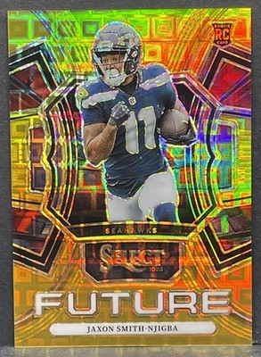 2023 Panini Select - Jaxon Smith-Njigba - Future RC - Rookie Gold Prizm /10