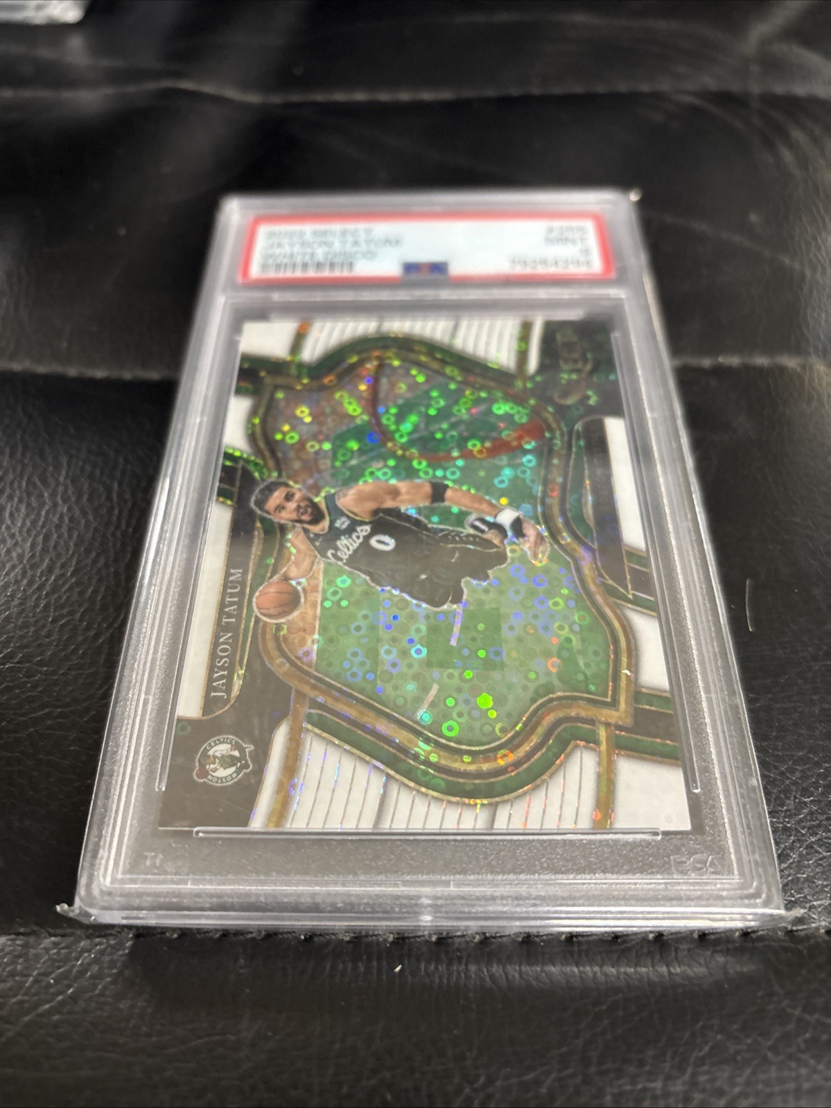 2022 Select Courtside White Disco Prizm  06/75 Jayson Tatum #255 PSA 9