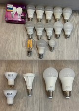 Job Lot of 20 Light Bulbs – LED & Energy Saving – Edison, Bayonet, E14, G10 Work