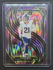 2024 Panini Select - Premier Level Riley Moss #190 Purple Shock Prizm /360