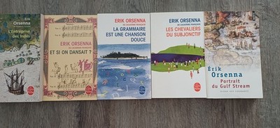 Konvolut 5 BÜCHER von Erik ORSENNA - Verlag DAS TASCHENBUCH / PUNKTE