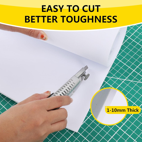 White EVA Foam roll, 2mm Thick (1mm to 10mm) Premium Cosplay EVA Foam Sheet - Picture 9 of 12