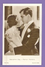 MARCELINE DAY RAMON NOVARRO # 3774/1 VINTAGE PHOTO PC PUBLISHER GERMANY 862