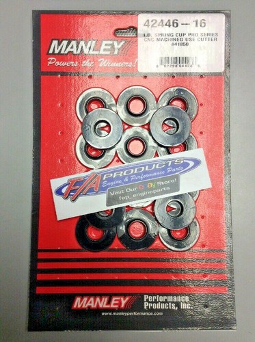 Manley 42446-16 I.D. Valve Spring Cup Locators For 1.400" Springs Set Of 16 - Foto 1 di 2