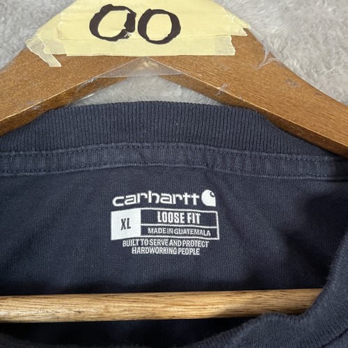 Carhartt Henley logo Microsoft da uomo ricamato manica lunga taglia XL vestibilità sciolta - Foto 7 di 11