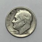 1954 S Roosevelt Silver Dime San Francisco Mint Estate Coin You Grade 4of6
