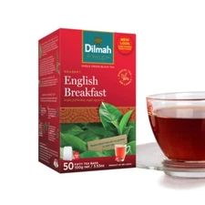 Dilmah, English Breakfast, Pure Ceylon Tea, 50 Tea Bags, 100g (3.5oz)