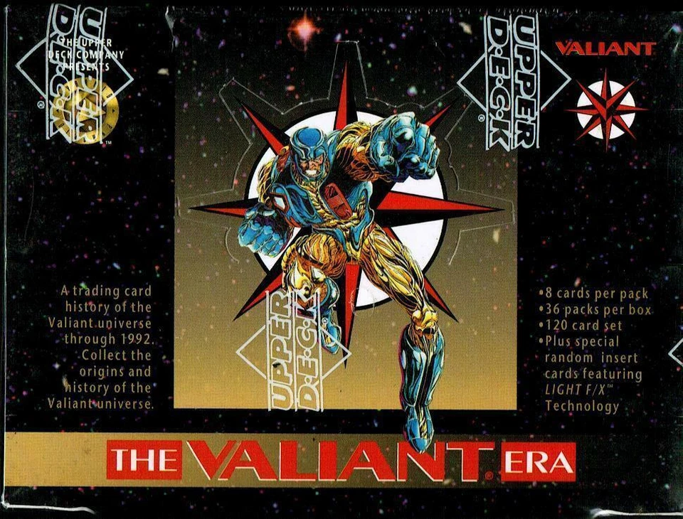 Juego de 260 cartas coleccionables Valiant Era Ambas Barajas 1993 y 1994 +5 Cartas de Bonificación CHASE Inc Foto 2 de 4