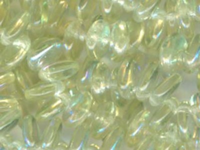 Lentils Round Flat Dangling Roundel Saucer Czech Glass Beads 8010AB