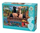 Pups & Ducks 350 Piece Family Jigsaw Puzzle Cobble Hill New