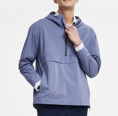 ALFANI Men's AlfaTech Popover Anorak Lightweight Jacket