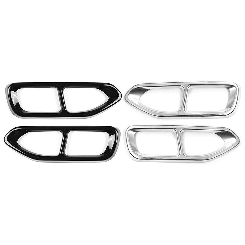 2x Tail Muffler Exhaust Pipe Output Cover Trim Fits BMW 7 Series G11 G12 2016-18 - image 2 of 4