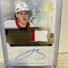 2022 UPPER DECK THE CUP ROOKIE SIGNATURE PATCHES #SPJB JONATAN BERGGREN /99