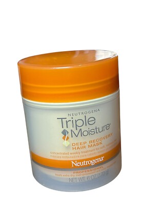 New Neutrogena Triple Moisture Deep Recovery Hair Mask 6oz Discontinued