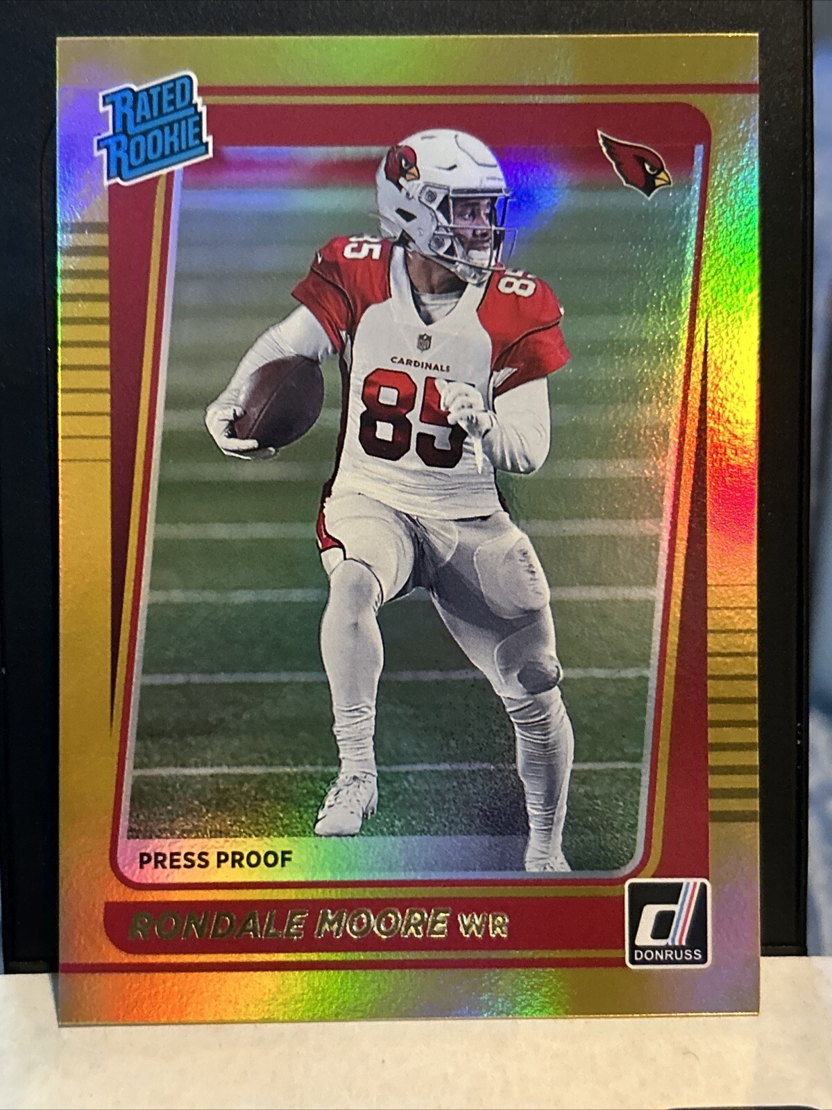 2021 Panini Donruss - Bronze Rated Rookie Press Proof #270 Rondale Moore (RC)