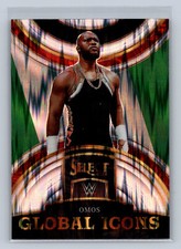 2023 Panini Select WWE Global Icons #17 Omos Insert Flash Prizm