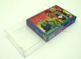 10X NINTENDO FAMICOM MEDIUM CIB GAME - CLEAR PLASTIC PROTECTIVE BOX - READ! 