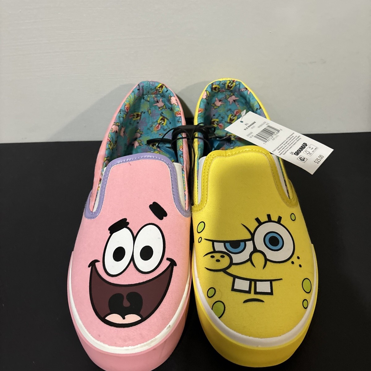 SpongeBob SquarePants & Patrick Slide Slip-on Shoes Ground 