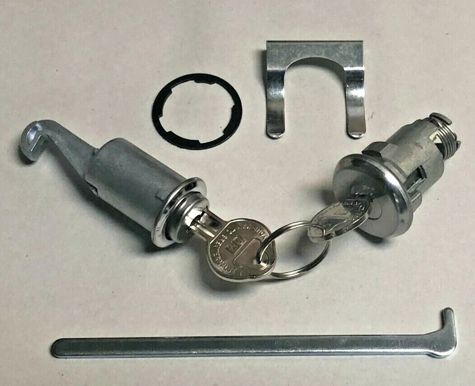 NUEVO 1966-1967 Chevy II Nova Juego Completo de Cerraduras Estilo OE con Llaves GM Originales Foto 4 de 4