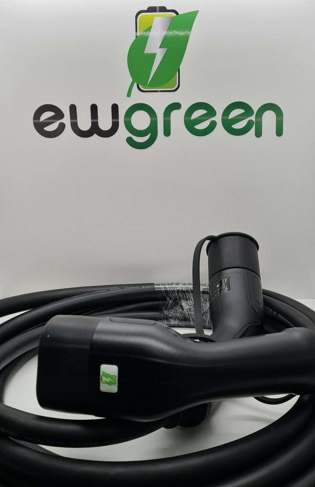 Ew Green - Cavo Ricarica 5m Auto Elettrica Ewgreen 22kw Trifase 32A Tipo2 Tesla Smart BMW - Miniatura 3