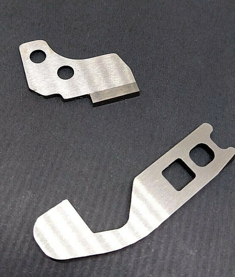 Cuchillo superior 788011007 + cuchillo inferior 788013009 para Janome/Kenmore/Pfaff/Elna, etc.   Foto 2 de 2