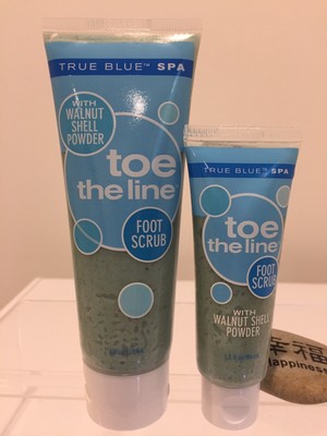 true blue spa foot scrub