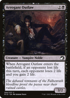 #ad x4 Arrogant Outlaw MID MTG 84 277 COMMON M NM 4x $1.08