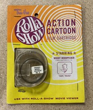 Vintage Sawyers Tru Vue Roll-A-Show Film Cartridge WOODY WOODPECKER - NOS