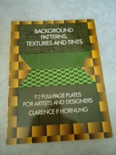 Background Patterns, Textures and Tints 92 Full-Page Plates for Artists and Desi