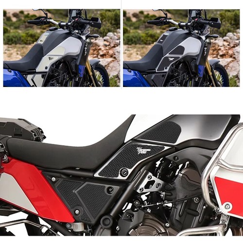 Für Yamaha Tenere 700 XTZ 690 2019 2020 Tankpad Seitenaufkleber Schwarz Decal - Bild 3 von 7