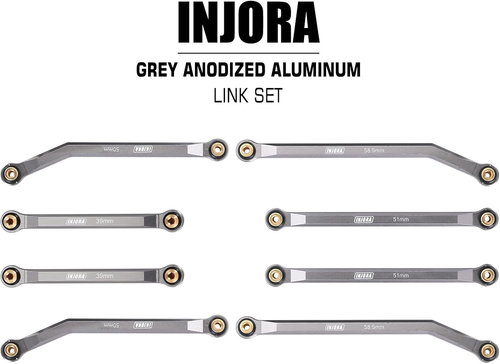 High Clearance Front 4 Links Set for SCX24 C10 JLU Bronco Base Camp Axial 1/24 R - Picture 5 of 12