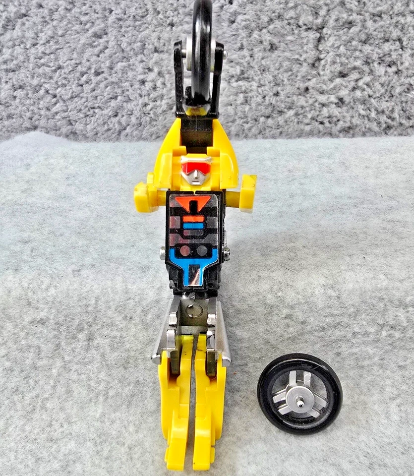 Remco Zybots RPM 2 人偶摩托车改造机器人 1984 复古带支架 — 第 2/4 张图片