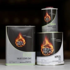 High Teck GM White Basecoat Paint & Clearcoat GALLON Kit! GM WA8554