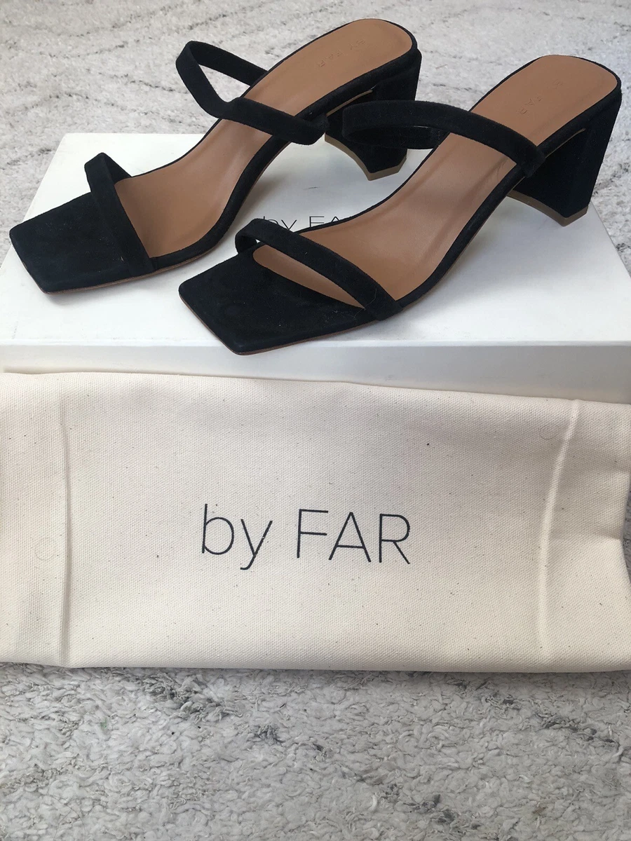 By far tanya black suede store