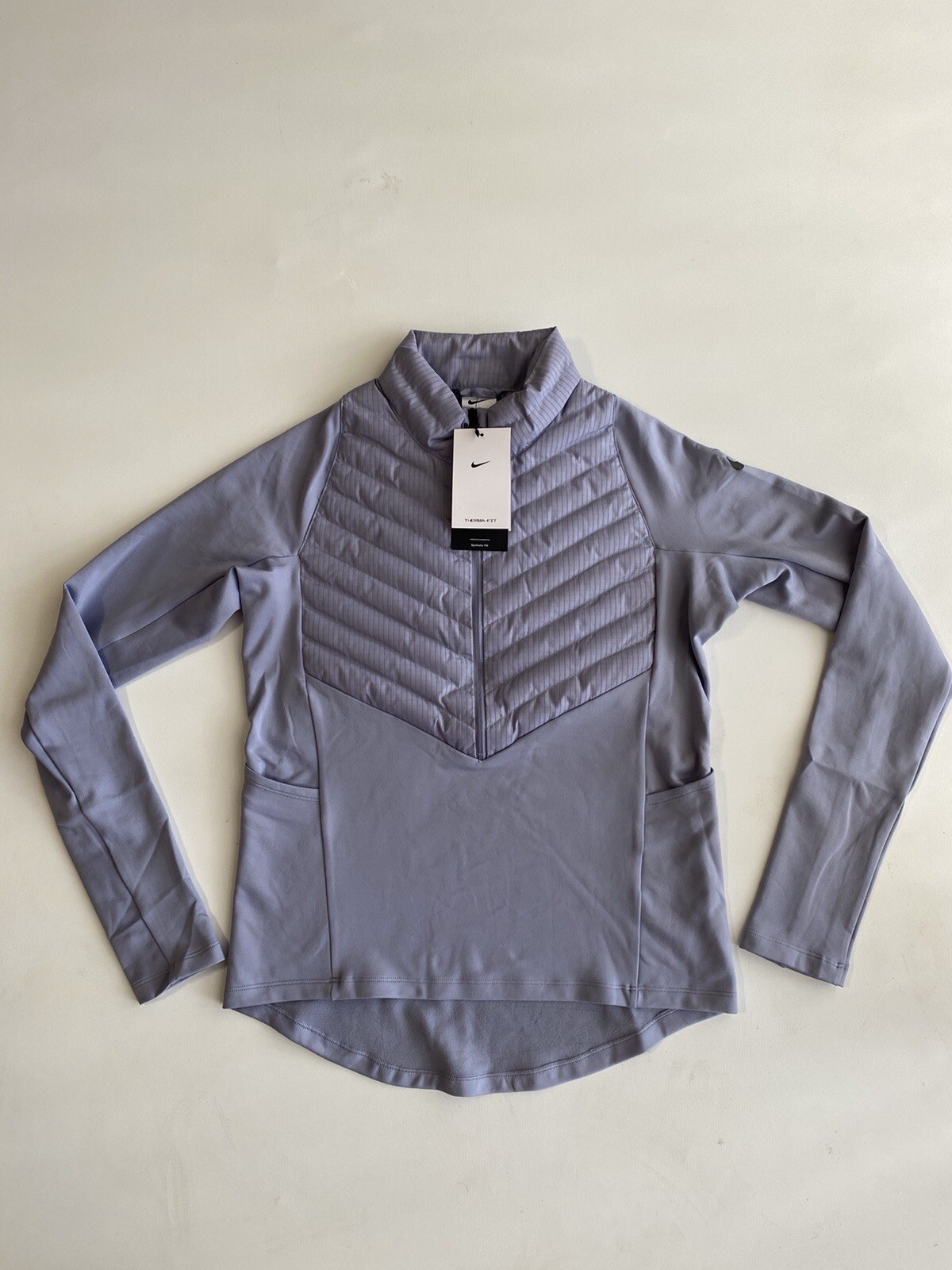 SACAI X NIKE Giacca da corsa ibrida Nike DD6468 donna taglia S viola Therma FIT Run Division $ 175