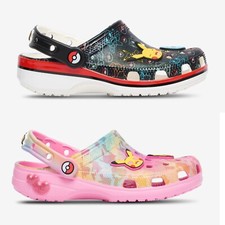 New release Crocs Pokemon Classic Clogs pink/ black PS GS NWT